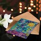 image 4 of Friendly Happy Space Aliens Planets Watercolour Birthday Card