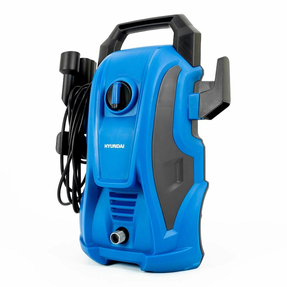 image 1 of Hyundai 135Bar / 1740psi Electric Pressure Washer, 7.1L/min, 1600W Powerful Motor with Hose & Attachments | HYW1600E