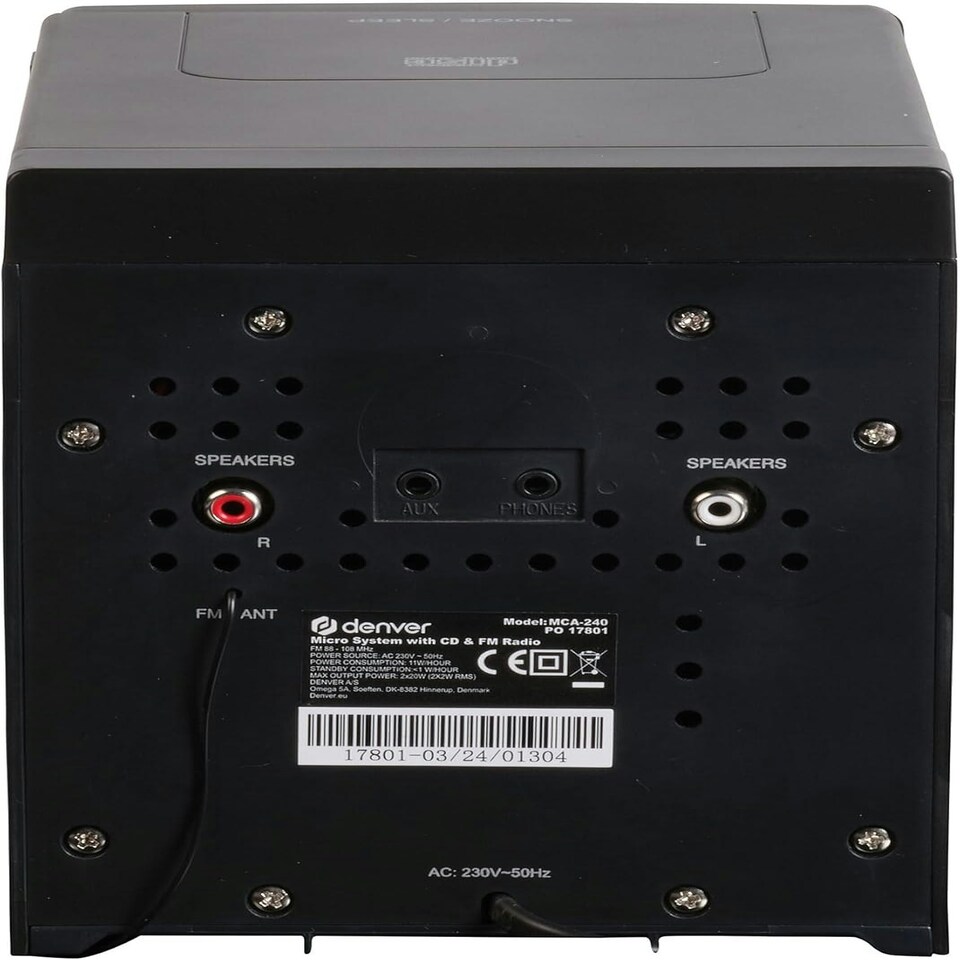 image 1 of Compact Micro HiFi System with CD, FM Radio & Alarm