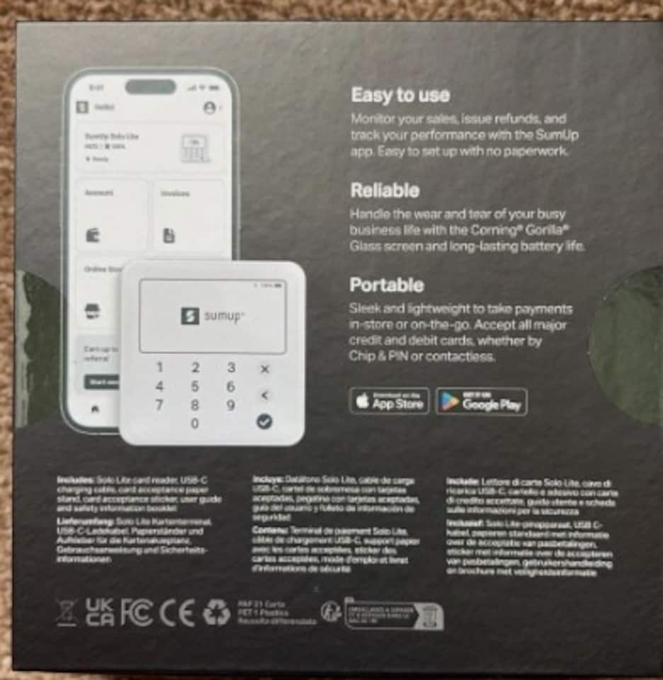 image 1 of SumUp Solo Lite Card Reader