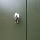image 3 of 9 x 6 ft Trimetals Titan 960 Pent Roof Metal Shed - Double Door Grey