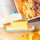 image 7 of Nicola Spring Hand-Printed Butter Dish - 18.5 x 12cm - Orange
