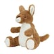 image 4 of Mumbles Kangaroo Teddy Bear - Brown/White - One Size