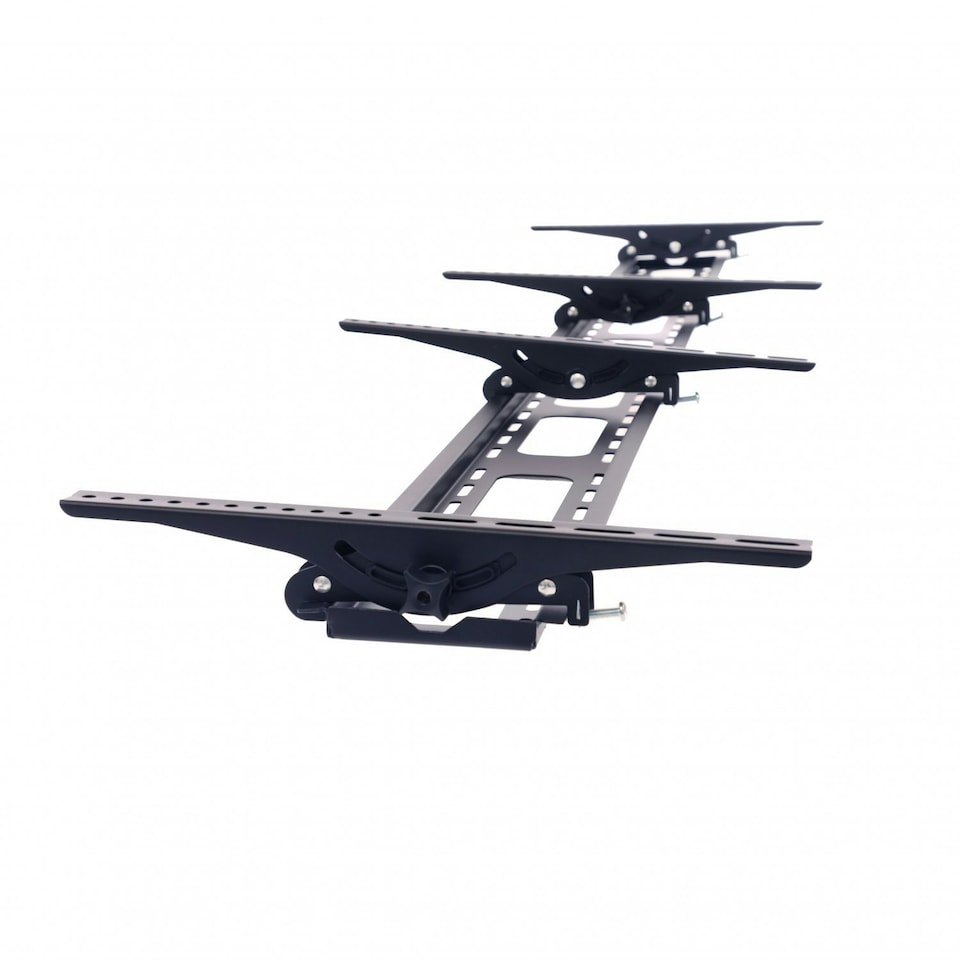image 1 of Oulofa 32"-65" Tilt Double TV Wall Bracket Mount - 100kg Load Capacity - VESA 600x400mm Black