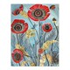 image 3 of Poppy Flowers Modern Folk Art Quirky Living Room Black Framed Wall Art Print A4