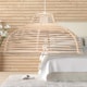 image 5 of Set of 2 Katrina - Rattan Dome Pendant Lightshades | Cream | Large | 2