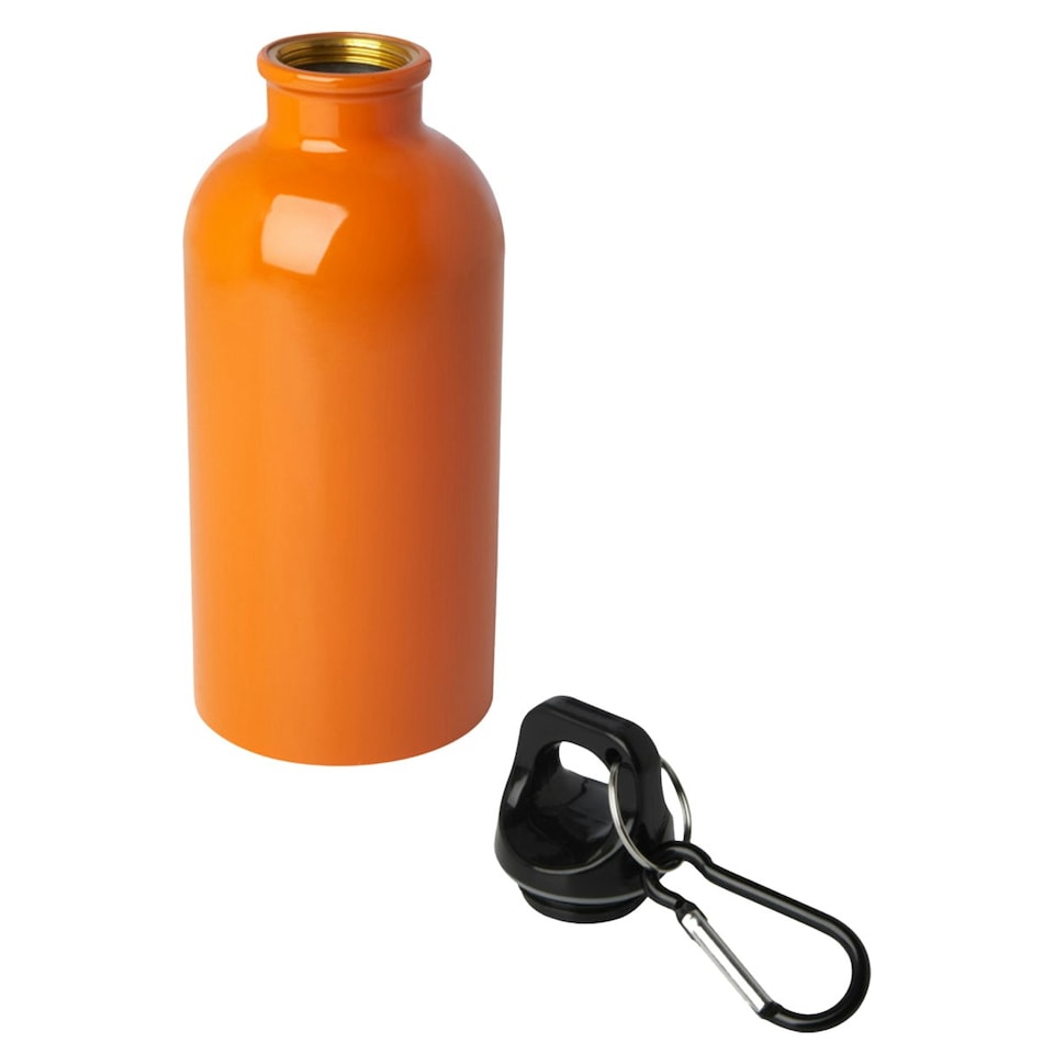 image 1 of Floso Stainless Steel Single Wall 400ml Water Bottle - Orange - One Size