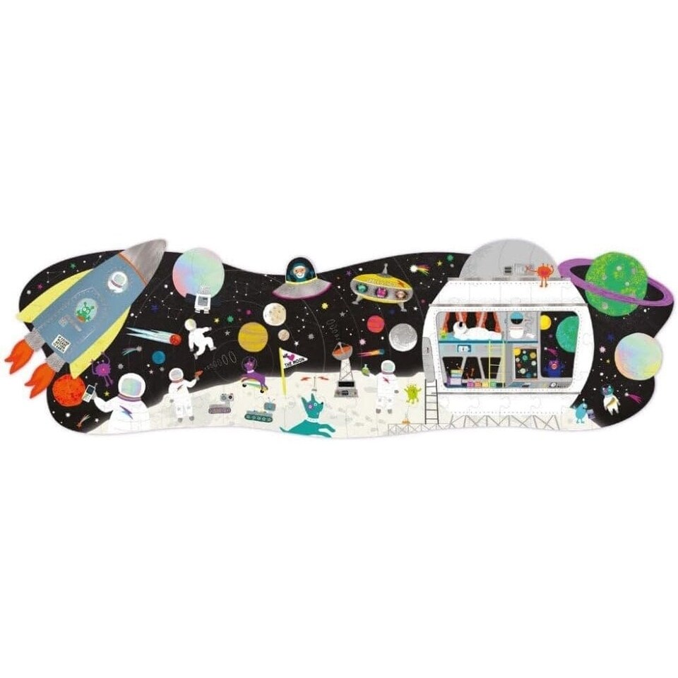 image 1 of Floss & Rock Giant Floor Pop Up Jigsaw Puzzle 60 Piece - Space