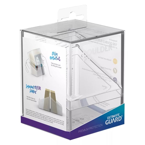 Ultimate Guard Boulder 100+ Clear - Transparent - Brand New