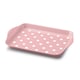 image 1 of Melamine Dotty Tray, Mini | Pink | Rose