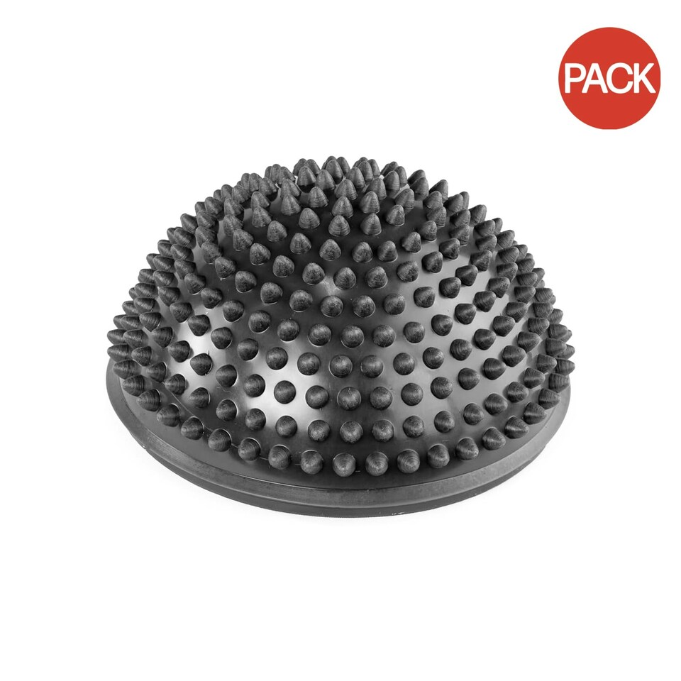 image 1 of Fitness Mad POD Dome Wobble Board (Pack of 2) - Grey - One Size