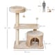 image 4 of PawHut 81cm Cat Tree Climbing Tower for Indoor with Scratching Post Beige