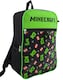 image 4 of Minecraft Creeper Backpack Set | Boys TNT 5 Piece Gamer Rucksack | Pencil Case, Bottle & Lunchbag Included | Unleash Adventure | Black | Black
