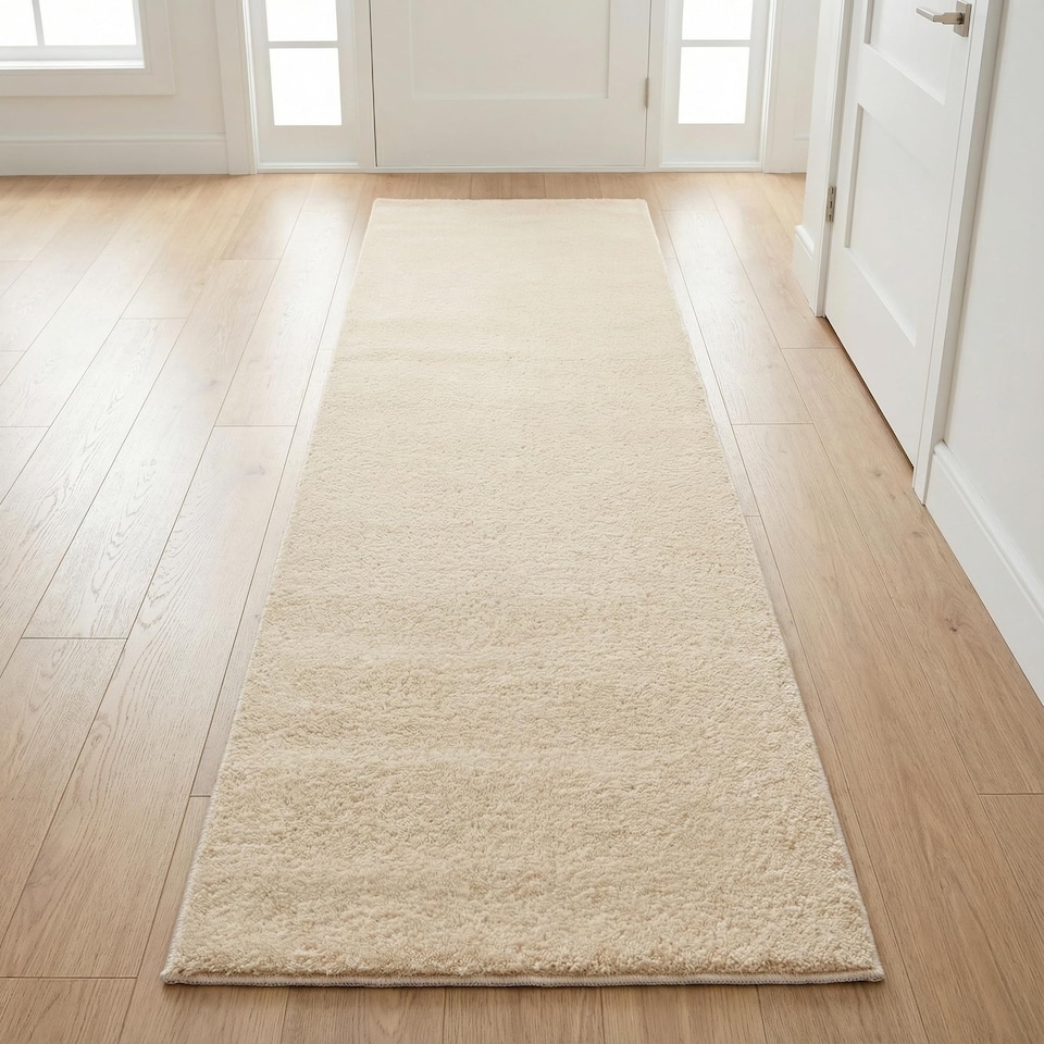 image 1 of RUGLENZA HOME -  STELLA SHAGGY RUG - 22 MM - BEIGE - 60 x 110 CM