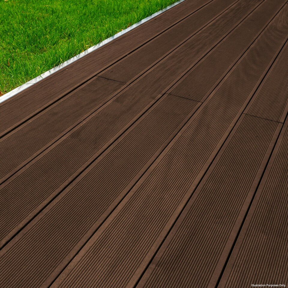 image 1 of Jardi­ Composite Decking - 8 SQM - Conker Brown