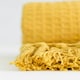 image 2 of Honeycomb Throw 90 X 100 inch Ochre