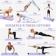 image 2 of Upgraded Foldable Pilates Machine with Resistance Bands