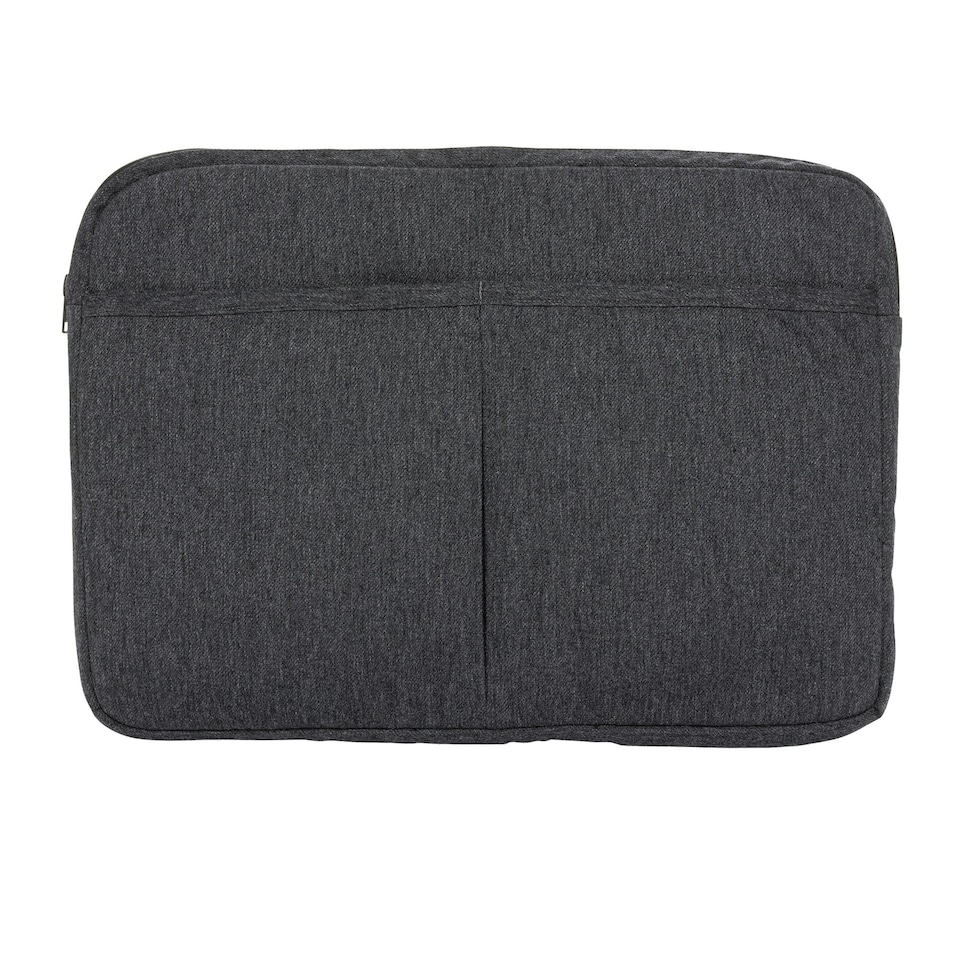 image 1 of XD Collection Laluka Recycled Cotton Aware Laptop Sleeve - Anthracite - One Size | Grey