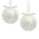 image 4 of The Christmas Workshop Set of 14 Christmas Baubles - Snowflake Design