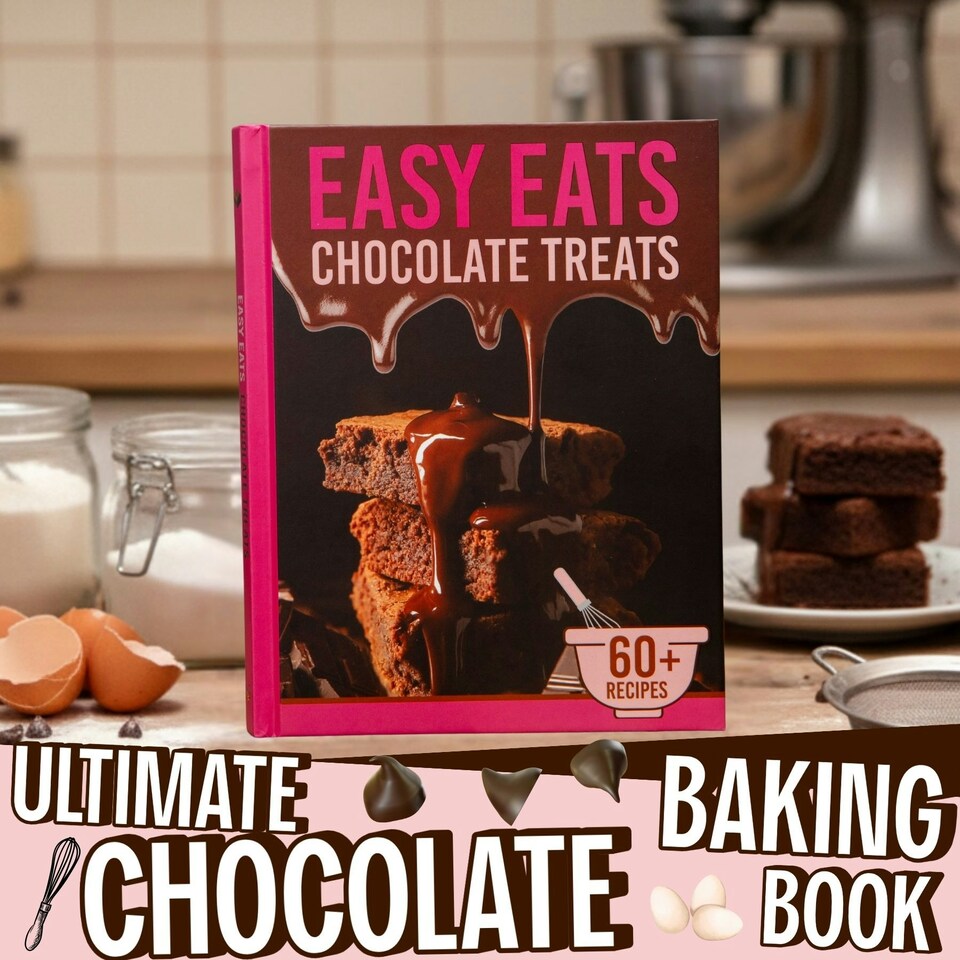 image 1 of Easy Eats Chocolate Bakes Baking Recipe Cookbook