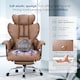 image 3 of Rattantree Ergonomic High Back Leather Office Chair with Footrest