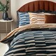 image 3 of Hoem Piper Abstract Cotton Rich Reversible Super King Duvet Cover Set