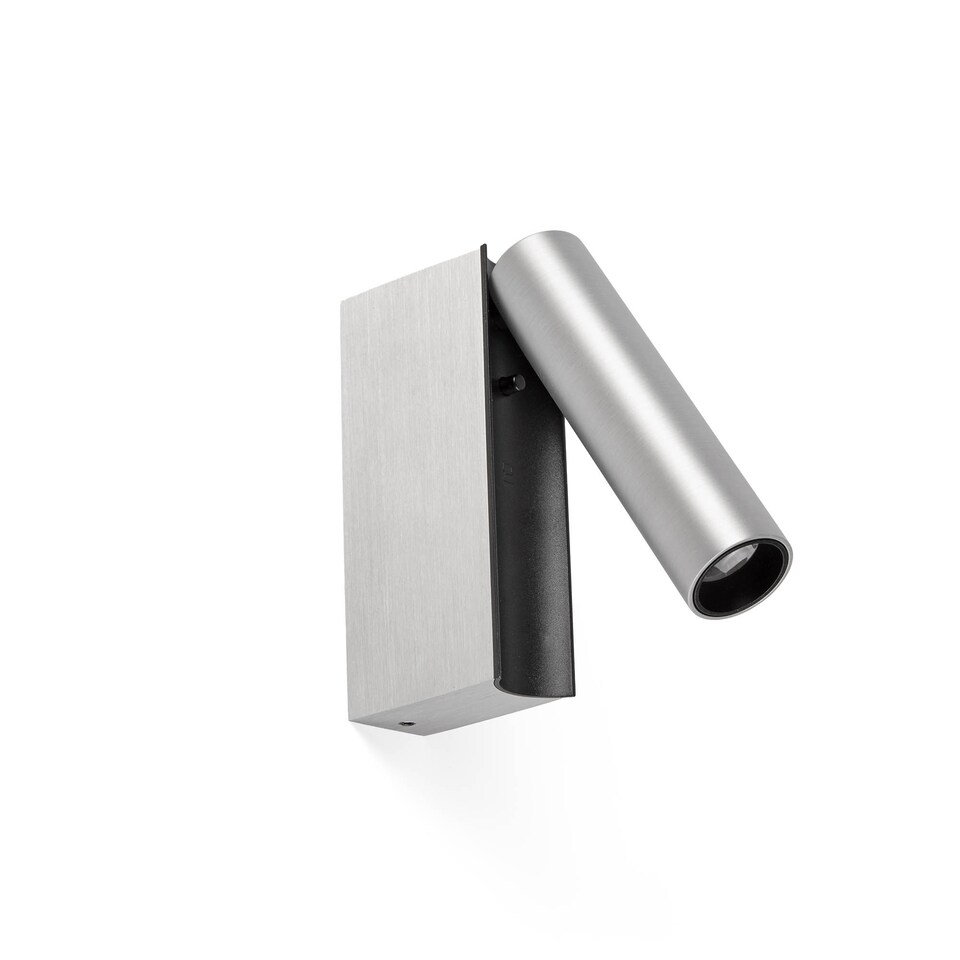 image 1 of Cronos LED Reading Wall Light Brushed Aluminium 2700K