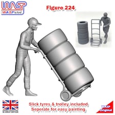 Trackside Figure Scenery Display No 224 New 1:32 Scale WASP