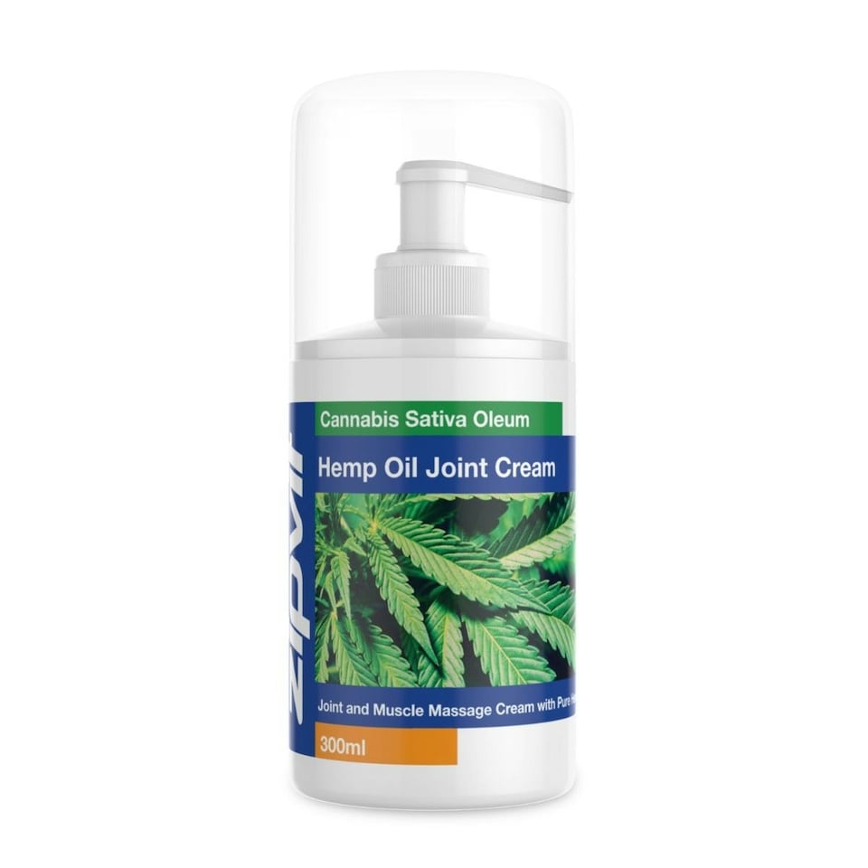 image 1 of Zipvit Hemp Seed Oil Cream,  Natural Muscle & Joint Support with Menthol & Essential Oils