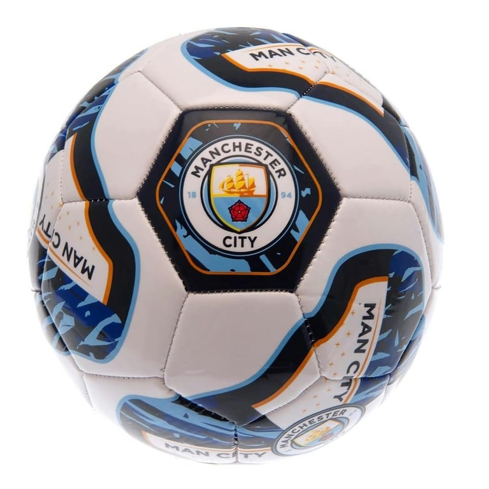 image 1 of Manchester City FC Tracer Football Size 5 White