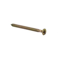 Picardy Multi Purpose Screw ZYP (Box of 100) - Yellow - 6 x 90mm