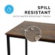 image 4 of Desk Computer PC Laptop Home Office Work Desk 120cm, Study Brown Rustic Style Brown