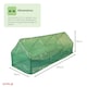 image 6 of Large Steeple Growhouse Garden Plant Greenhouse with Plastic Mesh Cover