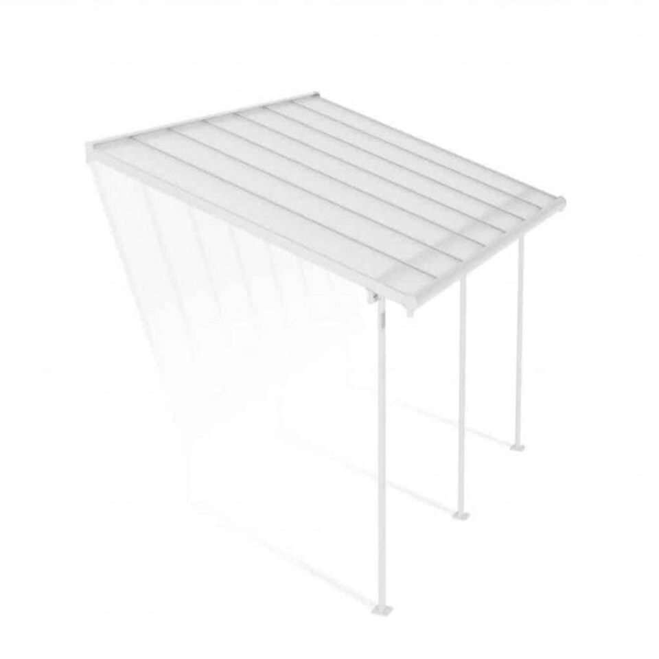 image 1 of Patio Cover Sierra 3 x 4.25 Clear - Polycarbonate - L434 x W299 x H305 cm - White White