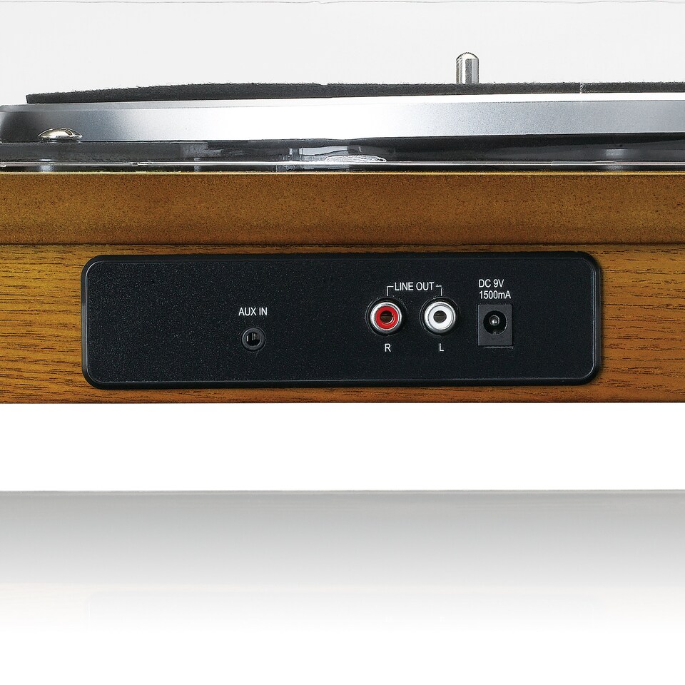 image 1 of LENCO LS-55WA UK - Turntable with Bluetooth, USB MP3 encoder, speakers - Wood