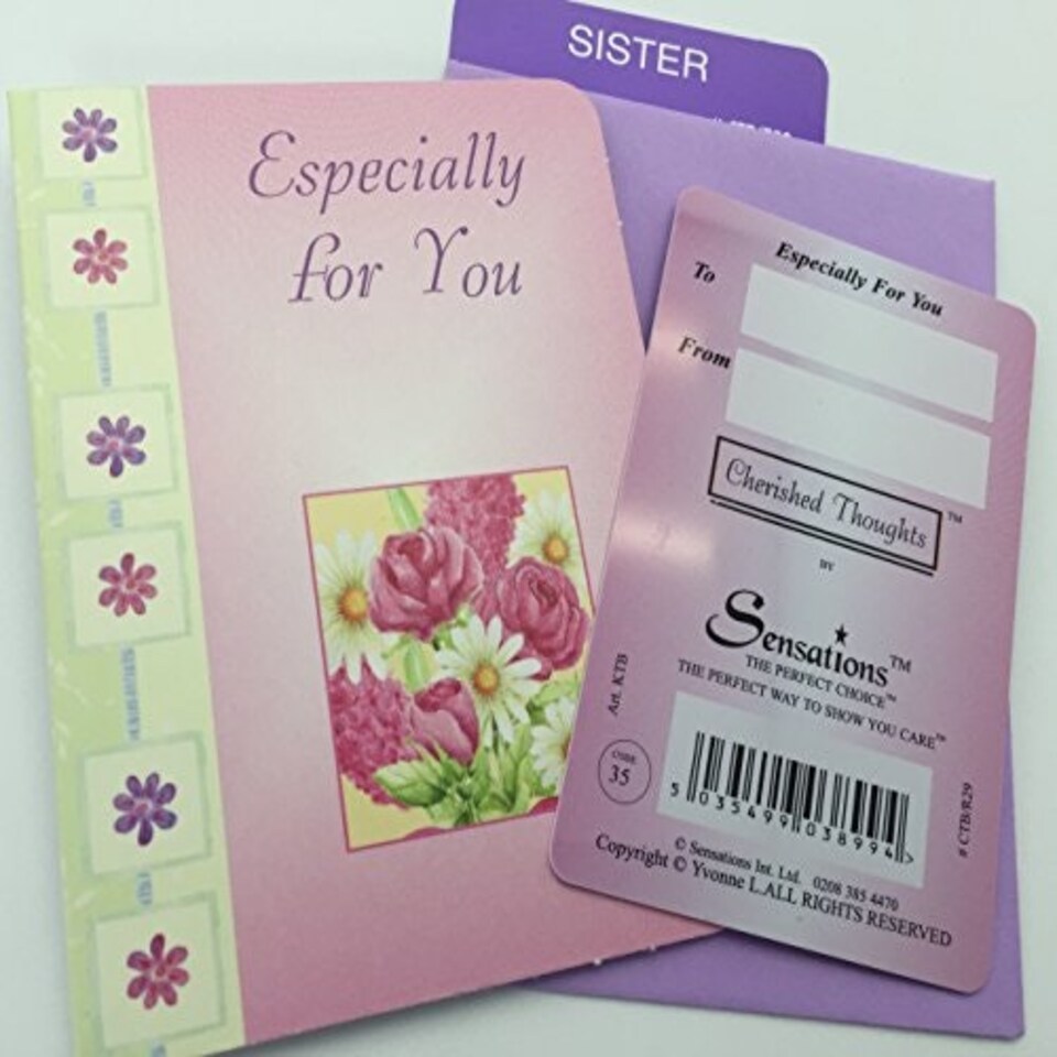 image 1 of From Sister To Sister, With Love (Sentimental Keepsake Wallet / Purse Card)...