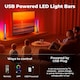 image 6 of Emitto 2x Smart RGB LED Light Bars Game Ambient Lamps Color Changing Music Timer