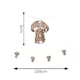image 5 of ValueLights 10 x Battery Operated Outdoor Mushroom Rattan Garden String Lights