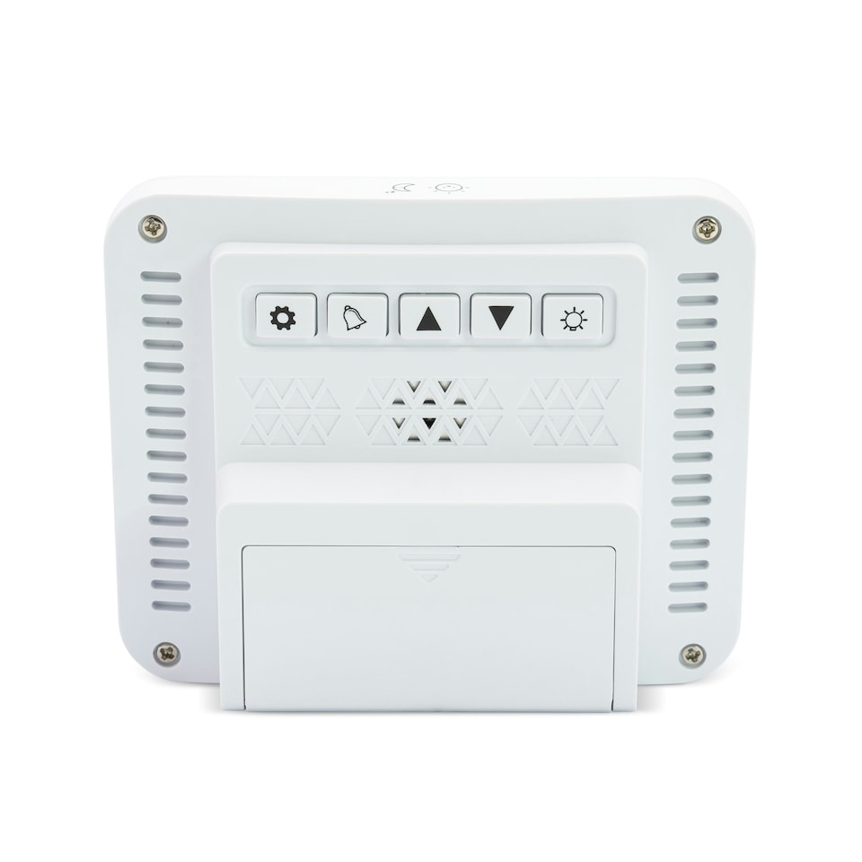 image 1 of Acctim Otto Superbrite® Digital Bedside Alarm Clock White