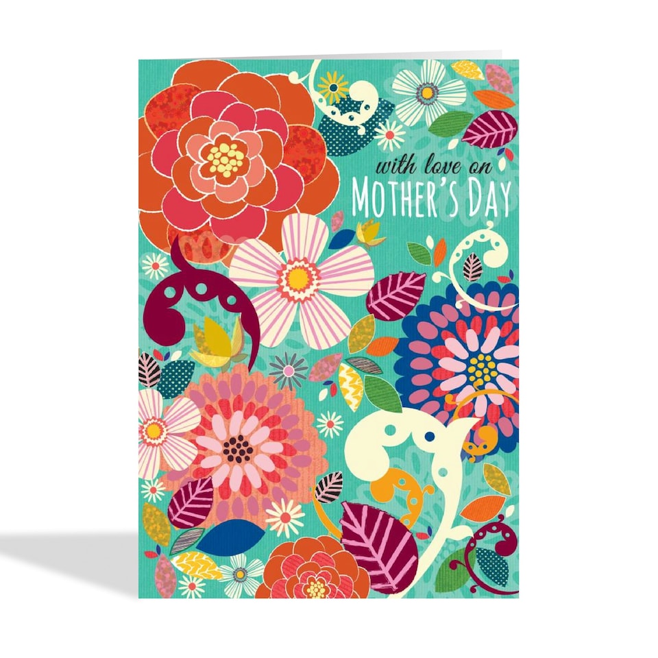 image 1 of Pretty Flower Mother's Day Card For Mum