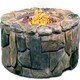 image 3 of Centurion Supports Fireology KALUYA Bronze Lavish Garden and Patio Gas Fire Pit with Eco-Stone Finish - Fully Assembled