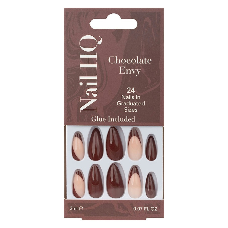 image 1 of Nail HQ Chocolate Envy Almond Nails