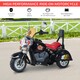 image 3 of HOMCOM 6V Kids Electric Motorbike Child Ride On Toy w/ Lights Sound Black