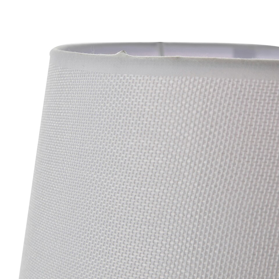 image 1 of Hestia Textured White Table Lamp White