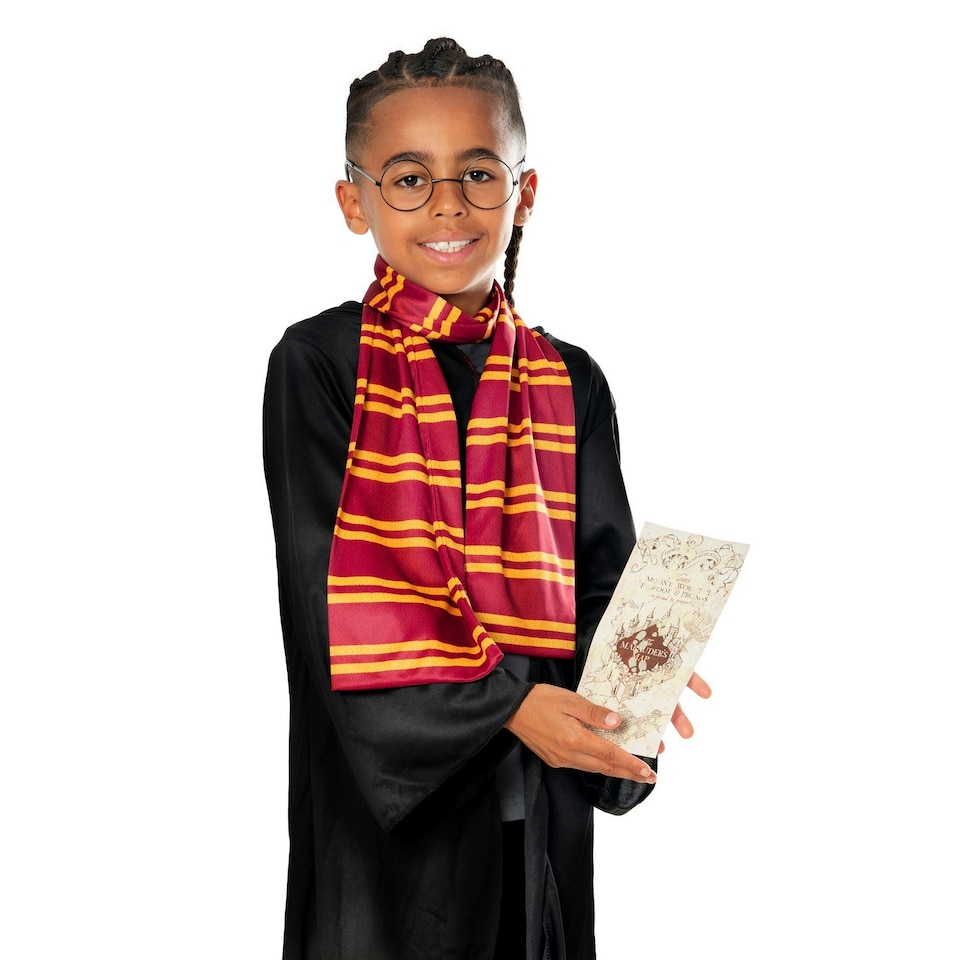 image 1 of Harry Potter Childrens/Kids Marauders Map Accessories Set - Red/Gold/White - One Size Red | One Size