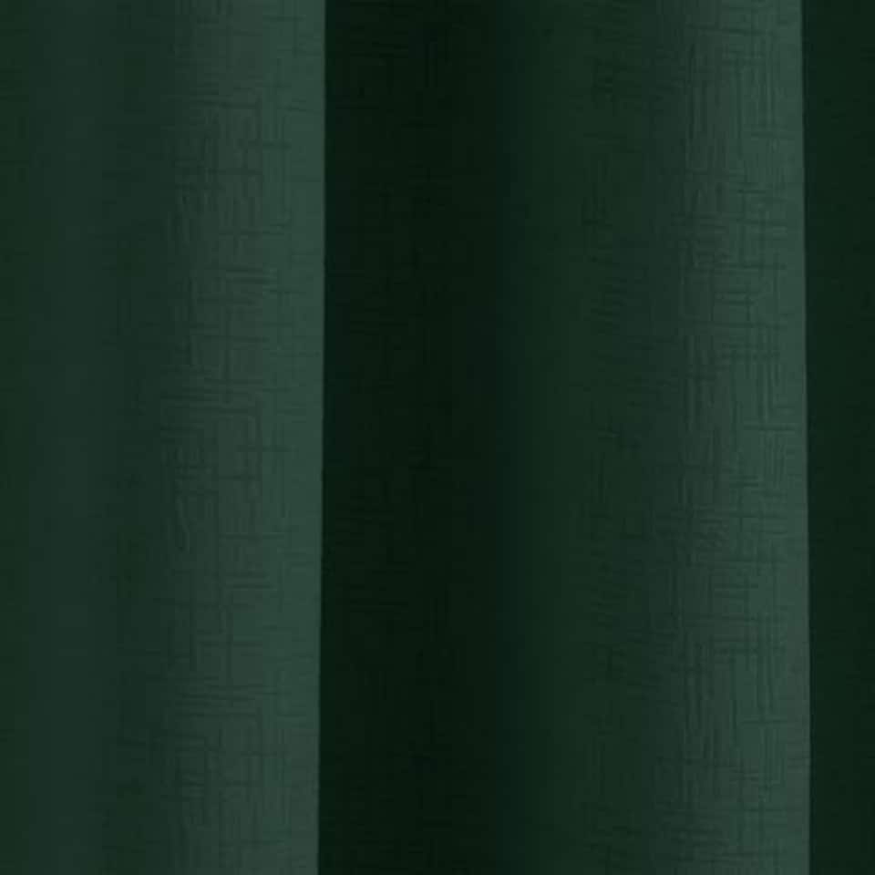 image 1 of Vogue Dark Green Curtains 90 x 90 inch (229 x 229 cm) Room Darkening Eyelet Thermal Noise Reducing Curtains for Bedroom and Living Room