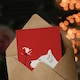 image 3 of White Dog Lover Canine Flower Red Design Woman Her Birthday Card
