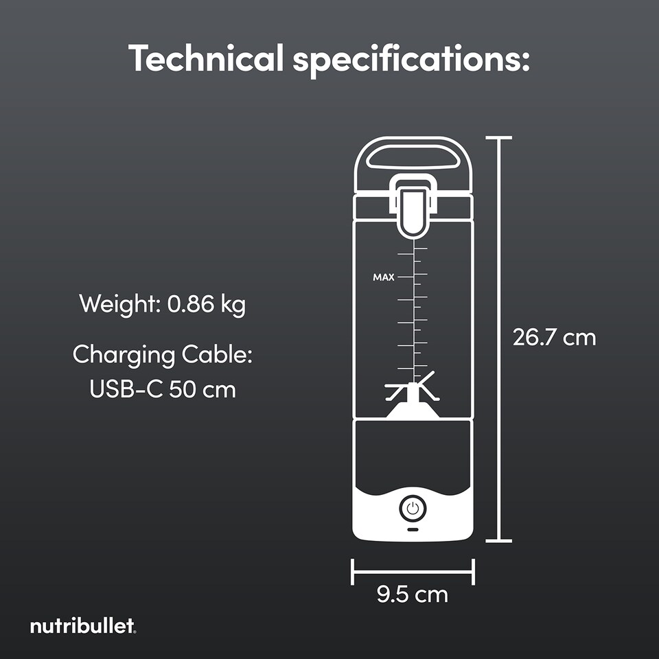 image 1 of nutribullet x McLaren F1 Team Portable Blender - Papaya | Orange