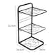 image 5 of Living and Home 3-Tier Kitchen Pot Pan Organizer Rack | Black