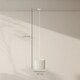 image 5 of HOMCOM Linen Pendant Light, Bedside Ceiling Lamps with E27 Bulb, Modern Hanging Lights for Living Room, Bedroom, Kitchen, Hallway, White